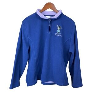 Disney‎ Store Exclusive Minnie 1/4 Zip Fleece L
